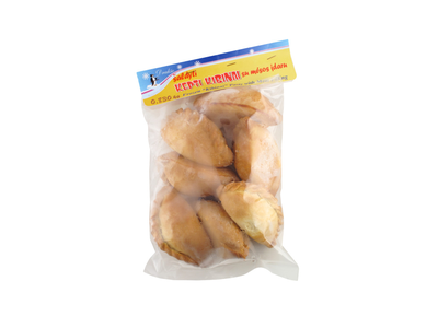 Kibinai su mėsos įdaru, šaldyti, kepti, 7 vnt.,  1vnt ~120gramų