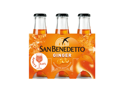 Gazuotas gėrimas SAN BENEDETTO GINGER, 0,098L x 6 butelis