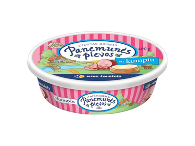 Lydytas PANEMUNĖS PIEVŲ kremas su kumpiu, 22 % rieb., 160 g
