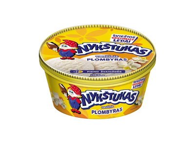 Vanilinis plombyras dėžutėje NYKŠTUKAS, 800 ml