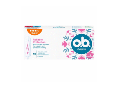 Higieniniai tamponai O.B. ORIGINAL SUPER, 16 vnt.