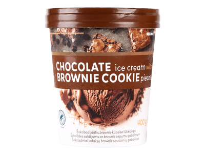 Valg. ledai su BROWNIE saus. RIMI, 500ml/400g
