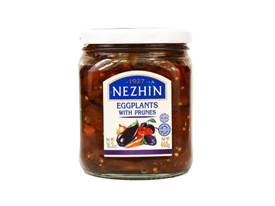 Baklažanai, NEZHIN, su slyvomis,460g