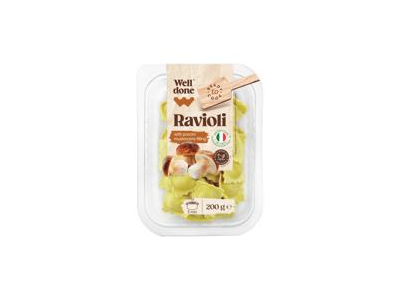 Ravioliai WELL DONE su grybais PORCINI, 200 g