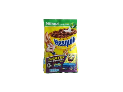 Pusryčių dribsniai NESTLE, Nesquik, kakavos skonio, 250 g