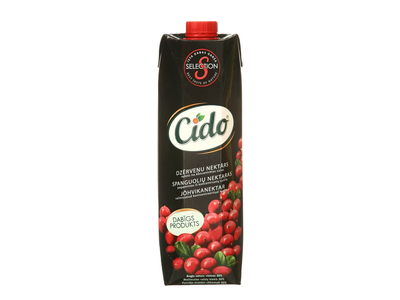 Spanguolių nektaras CIDO, 30 %, 1 l