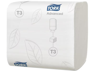 114277 Tualetinis popierius TORK T3 Advanced, baltas, 2 sluoksniai, 252 lapeliai, 1 vnt.