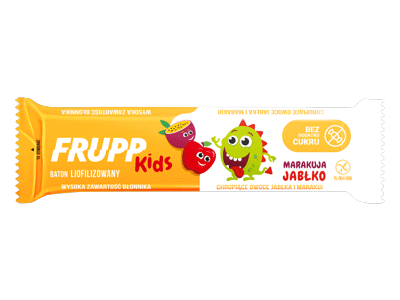 Batonėlis kids FRUPP APPLE-PASSION FRUIT 9g