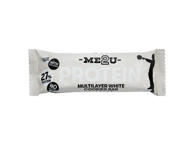 Balt. batonėlis MULTILAYER COOKIES ME2U, 50 g