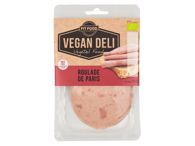 Ekologiškas veganiškas gaminys VEGAN DELI Roulade de Paris, pjaustytas, 100g, LT-EKO-001