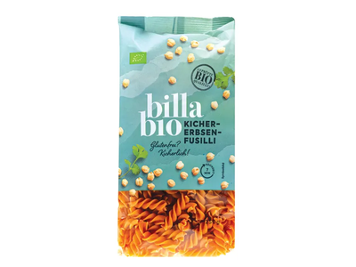 Makaronai iš avinžirnių miltų FUSILLI BILLA BIO, 250 g