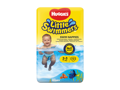 Maudymosi sauskelnės HUGGIES SWIM, 3-8 kg, 12 vnt., 12 vnt.