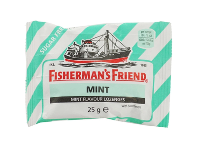 Becukrės mėtų skonio pastilės FISHERMAN'S FRIEND, 25 g