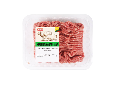 Smulk. kiauliena ir jautiena RIMI, 20%, 500 g