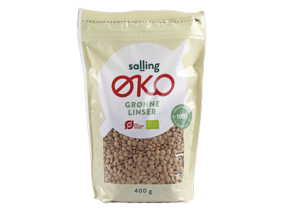Ekologiški žalieji lęšiai SALLING EKO, 400 g