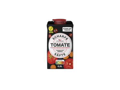 Aštrios pomidorų sultys SCHARFES, 500 ml