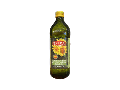 Saulėgražų ir alyvuogių aliejus kepimui, EXTRA LINE, 1l