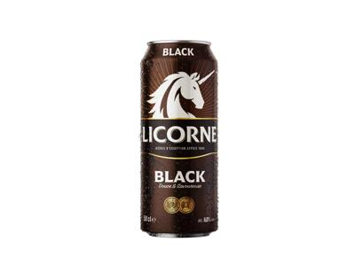 Tamsusis alus LICORNE BLACK, 500 ml