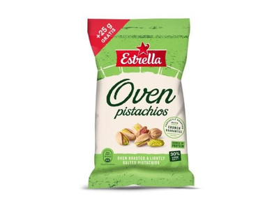 Kepintos pistacijos ESTRELLA, su druska, 275 g