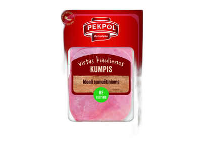 Karštai rūkytas kiaulienos kumpis READY PORK, griežinėliais 100 g. I r.