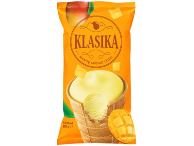 Klasika mangų skonio ledai 120ml