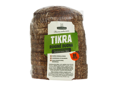 TIKRA ruginė duona, 730g