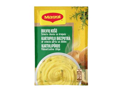 Sviesto skonio bulvių košė MAGGI su krapais, 35 g