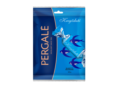 Saldainiai PERGALĖ KREGŽDUTĖ, 160 g