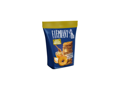 ELEPHANT Honey Mustard & Onion Krekeriai 70 g