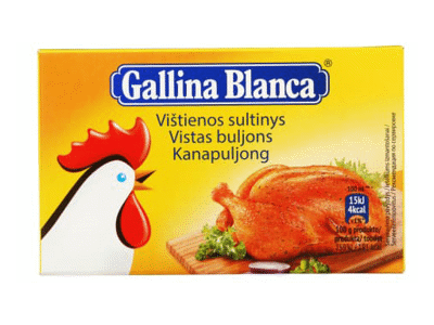 Vištienos sultinys GALLINA BLANCA (8 kub.), 80 g