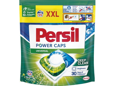 Skalbimo kapsulės PERSIL POWER CAPS White, 44 vnt