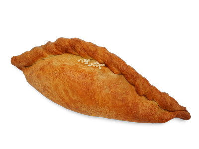 Kibinas "Karališka kibininė" su vištienos, kumpio ir sūrio, grybų įdaru 116 g