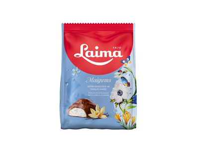 Zefyrai LAIMA MAIGUMS, glaistyti šok., 175 g