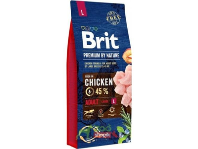 Sausas visavertis pašaras šunims BRIT Adult L, 15 kg