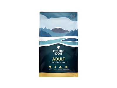 Vištiena-bulvės visiems suaugusiems šunims PRIMA DOG, 3 kg