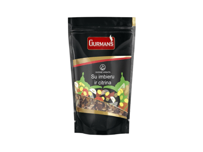 Biri vaisinė arbata GURMAN'S su imbierais ir citrinomis, 90 g