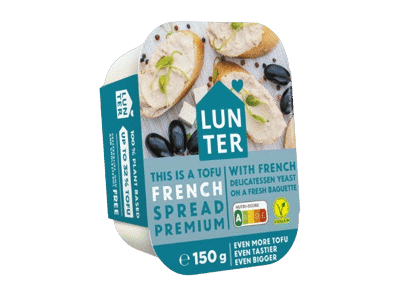 Prancūziška LUNTER tofu užtepėlė, 150 g