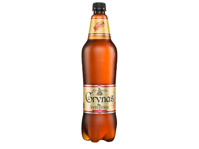 Alus KAUNO Grynas, šviesusis, 5%, 1l, PET
