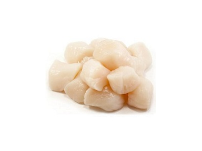 Plačiųjų šukučių mėsa, 10/20, kibiriukas, 1 kg, Japonija