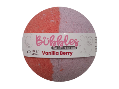 Vonios burbulas BUBBLES VANILLA BERRY, 115 g