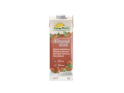Migdolų gėrimas FARM MILK, 1 l