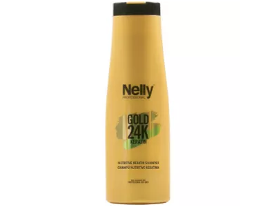 NELLY šampūnas su keratinu PROFESSIONAL 24K, 400 ml