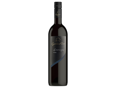 Vynas GINTARO SINO aronijų, pusiau saldus 12 %, 0,75 l