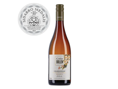 Baltasis sausas vynas CASA BOLLEN CHARDONNAY (13,5%), 0,75 l