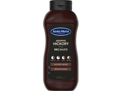 Memfio stiliaus BBQ padažas Hickory SANTA MARIA,1100 g