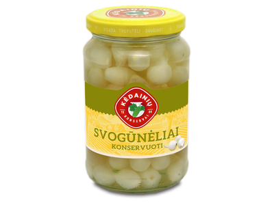 Konservuoti svogūnėliai KKF, 330 g/190 g