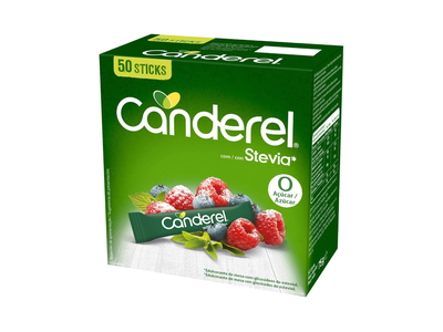 Saldiklis pakeliuose CANDEREL STEVIA, 75 g