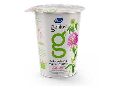 Jogurtas VALIO GEFILUS, natūralus, be priedų, 2,5%, 380 g