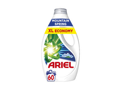 Skystas skalbiklis ARIEL Mountain Spring, 60 skalb., 2,7 l