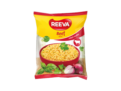 Makaronai REEVA, jautienos skonio, 60 g